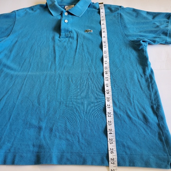 Lacoste Men's Size X Large Blue Polo Short Sleev - Picture 3 of 7